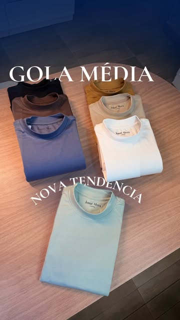 Coleção de camisas gola média Josué Alves